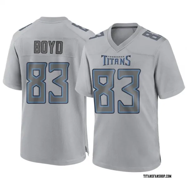 Youth Tyler Boyd Tennessee Titans Game Gray Atmosphere Fashion Jersey