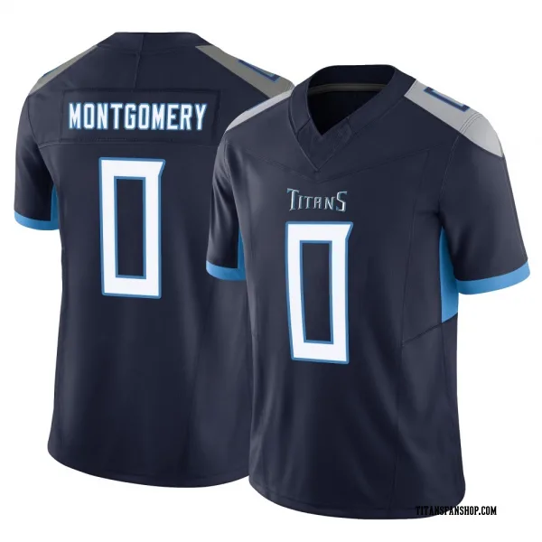Youth Tyren Montgomery Tennessee Titans Limited Navy Vapor F.U.S.E. Jersey
