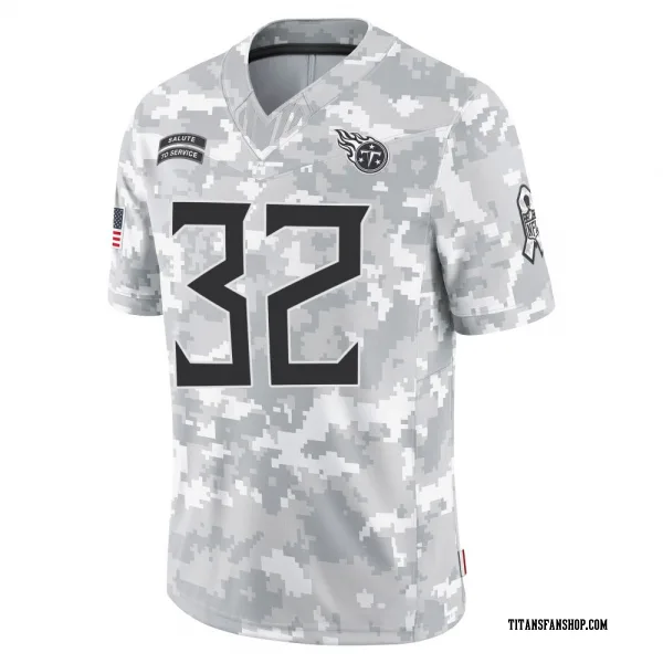Youth Tyrion Davis-Price Tennessee Titans Limited Arctic Camo 2024 Salute to Service Jersey