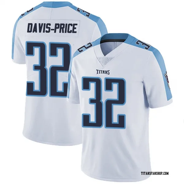 Youth Tyrion Davis-Price Tennessee Titans Limited White Vapor Untouchable Jersey