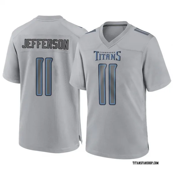 Youth Van Jefferson Tennessee Titans Game Gray Atmosphere Fashion Jersey