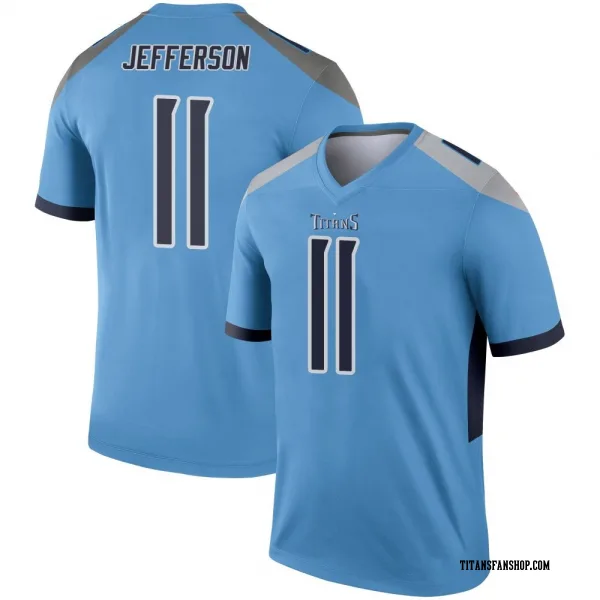 Youth Van Jefferson Tennessee Titans Legend Light Blue Jersey