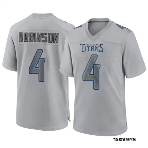 Youth Wan'Dale Robinson Tennessee Titans Game Gray Atmosphere Fashion Jersey