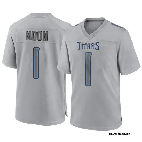 Youth Warren Moon Tennessee Titans Game Gray Atmosphere Fashion Jersey