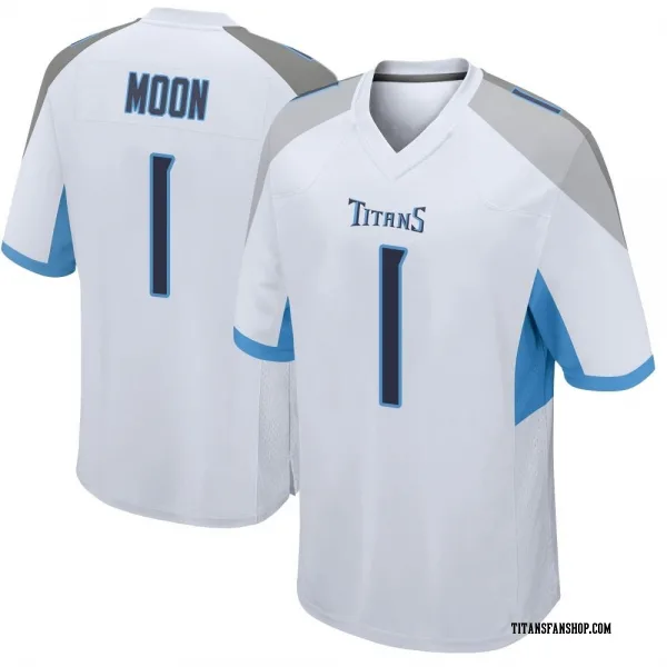 Youth Warren Moon Tennessee Titans Game White Jersey