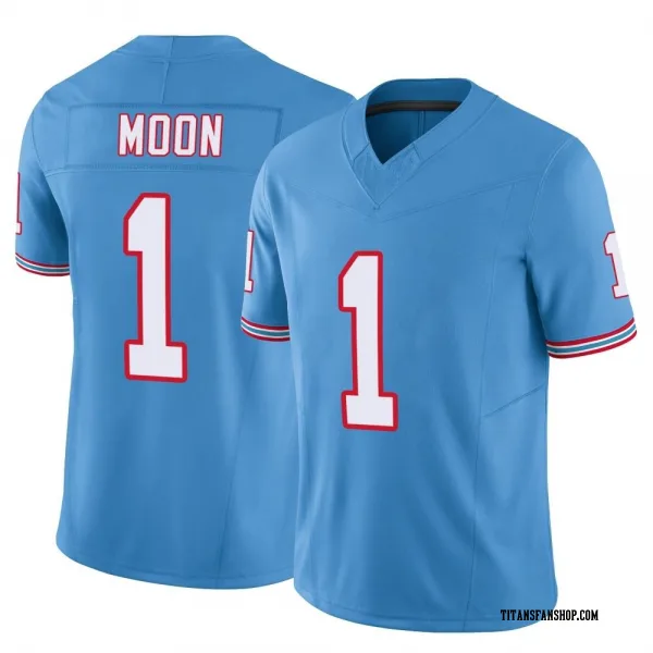 Youth Warren Moon Tennessee Titans Limited Light Blue Vapor F.U.S.E. Jersey