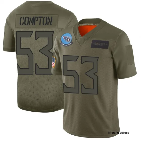 Youth Will Compton Tennessee Titans Limited Camo 2019 Salute to Service Jersey
