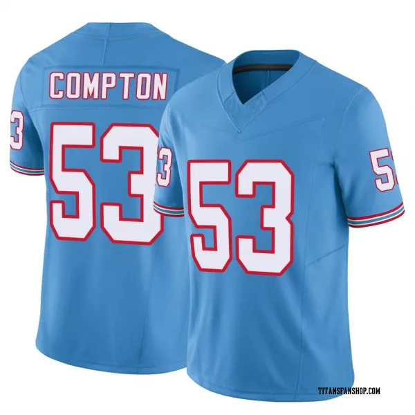 Youth Will Compton Tennessee Titans Limited Light Blue Vapor F.U.S.E. Jersey
